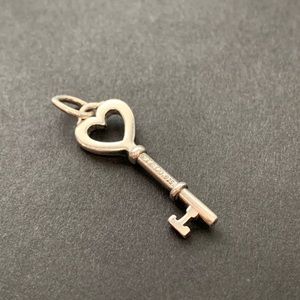 Tiffany Heart Key Necklace Charm